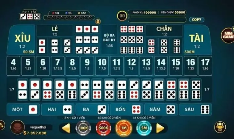 Tài Xỉu Nhà Cái 2Bong88: Hướng Dẫn Để Trở Thành Người Chơi Giỏi! 2 Các loại cược trong Tài Xỉu Nhà Cái 2Bong88